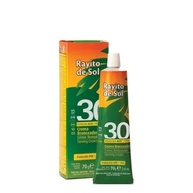 Imagen de RAY DE SOL CREMA BRONCEADORA FPS 30 X 70grs