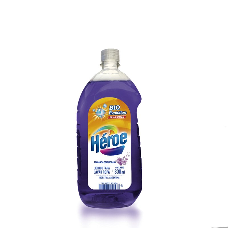 Imagen de HEROE JAB LIQ ROPA BIO EVOLUTION BOT 800ml