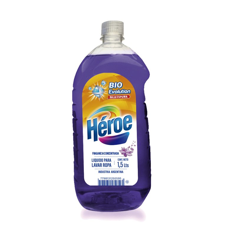 Imagen de HEROE JAB LIQ ROPA BIO EVOLUTION 1,5 Lts