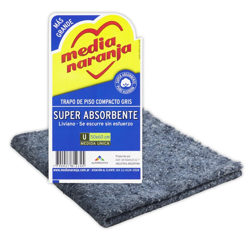 Imagen de MEDIA NARANJA TR PISO COMPACTO GRIS MEDIANO