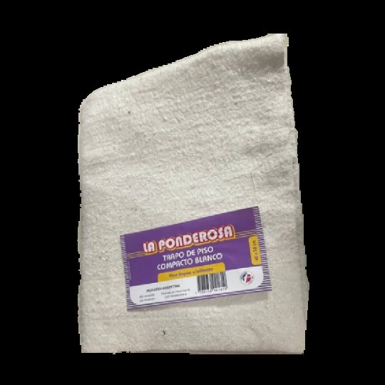 Imagen de LA PONDEROSA TRAPO DE PISO BLANCO COMPACTO