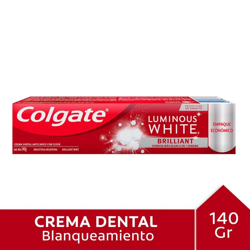 COLGATE LUMINOUS WHITE 140grs
