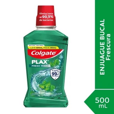 Imagen de COLGATE PLAX FRESH MINT 500ml + 30%Dto