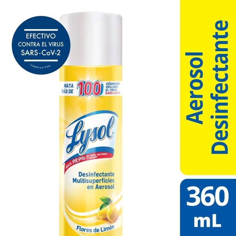 Imagen de LYSOL FLORES DE LIMON 360ml