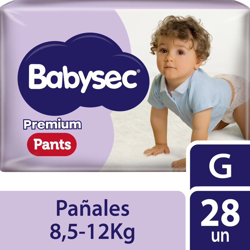Imagen de BABYSEC PANTS PREMIUM SOFT G 28u