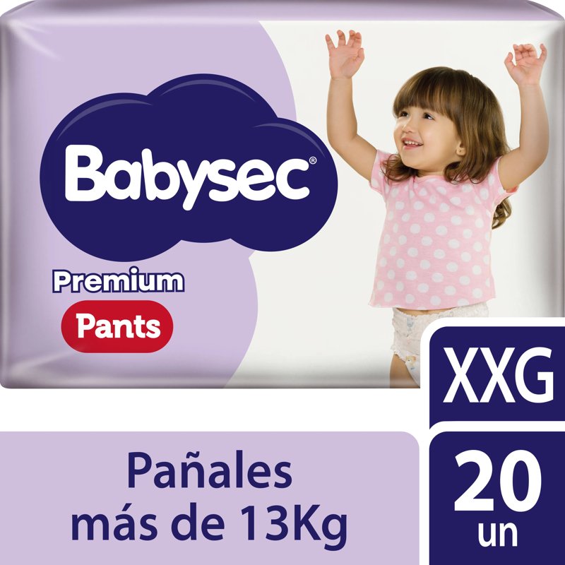 Imagen de BABYSEC PANTS PREMIUM SOFT XXG 20