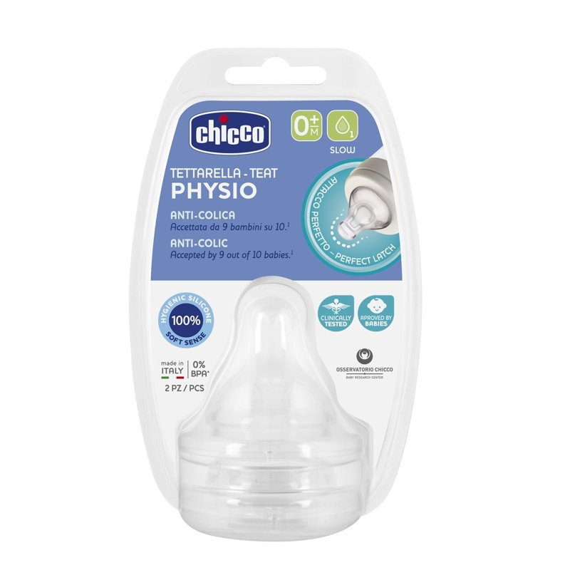 Imagen de CHICCO TETINA PHYSIO 0m+ x 2u