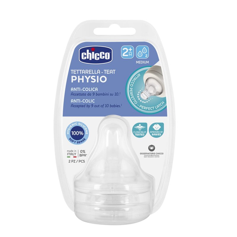 Imagen de CHICCO TETINA PHYSIO 2m+ x 2u