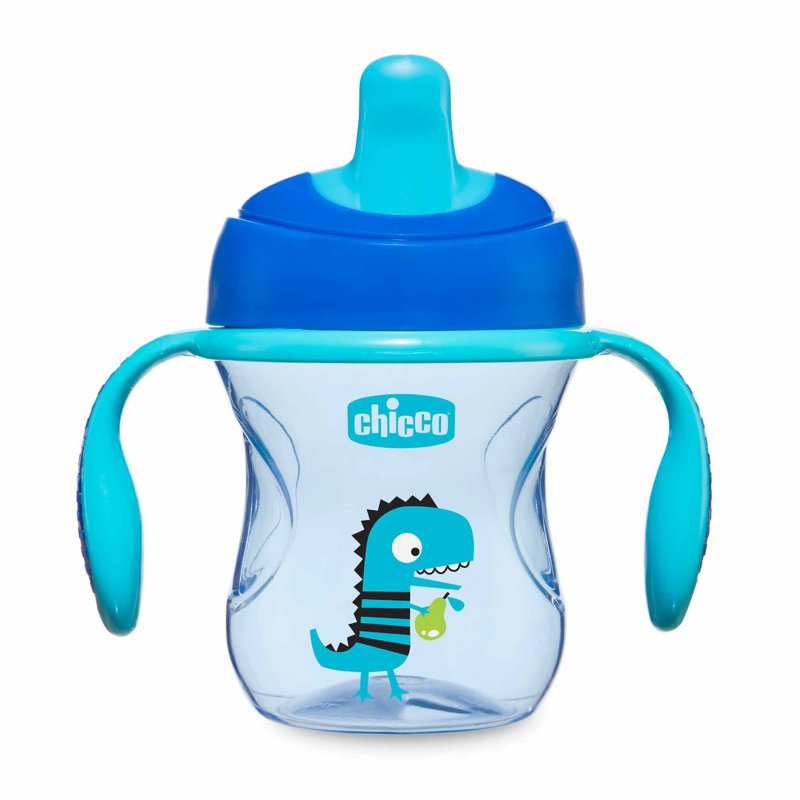 Imagen de CHICCO VASO TRAINING CUP AZUL / VERDE 6m+