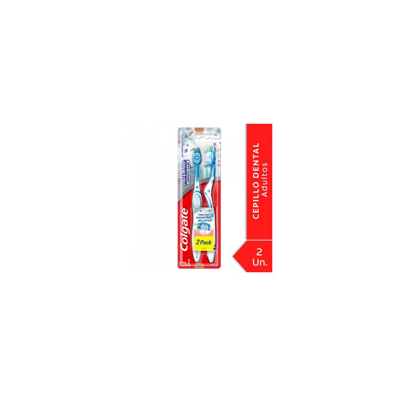 Imagen de COLGATE MAX WHITE MEDIO 2x1